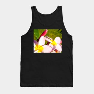 Frangipani closeup. Tank Top